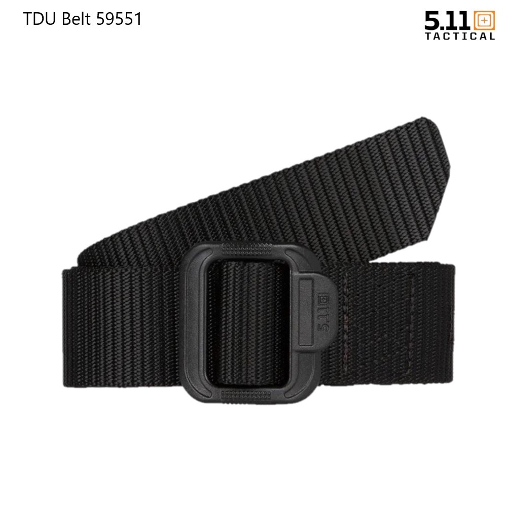 5.11 59551 TDU Belt ขนาด 1.5 นิ้ว เป็นเข็มขัด tactical ที่ใช้งานได้ง่าย สวมใส่สบายและทนทานในทุกสภาพแวดล้อม โดย TANKstore
