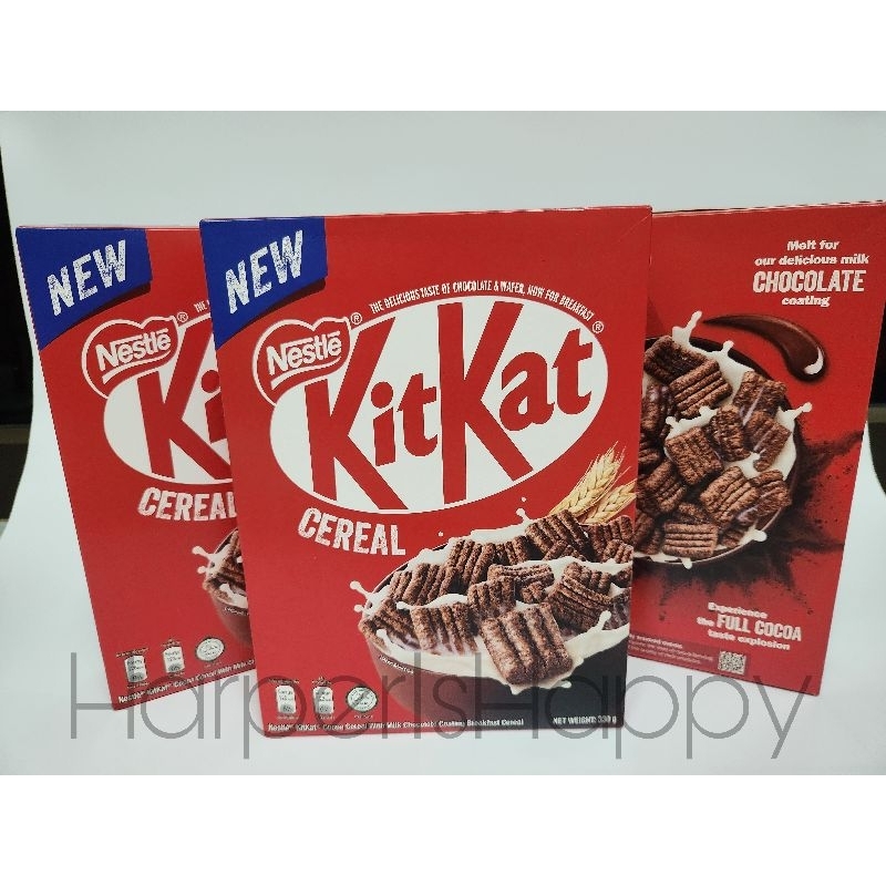 🥣Cereal Kitkat  Chocolate & Wafer 🍫🥛ซีเรียล อบกรอบรสช็อคโกแล็ต 330g.🥣