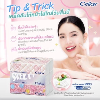 เซลล็อกซ์ พาสเทล ซอฟท์แพค 110 แผ่น แพ็ก 4 Cellox Pastel Softpack 110'S Pack.4 กระดาษเช็ดหน้า Facial Tissue