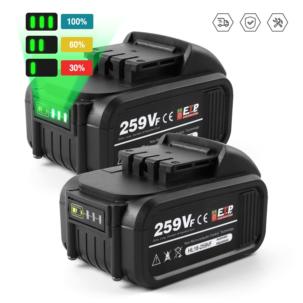MAKITA แบตเตอรี่ Lithium-ion 259V 5.0Ah รุ่น 40000mAh เครื่องมือไฟฟ้าเครื่องชาร์จแบตเตอรี่