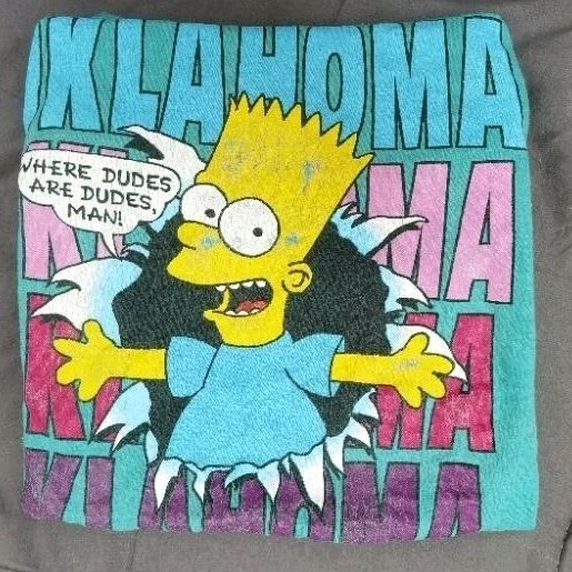 เสื้อการ์ตูนมือ2​ The Simpson