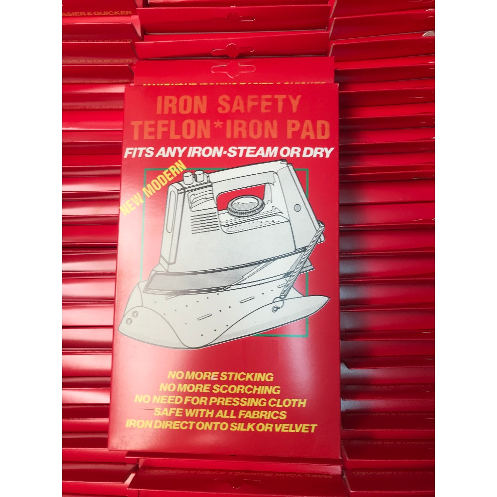 แผ่นรองเตารีด กล่องแดง TEFLON IRON PAD