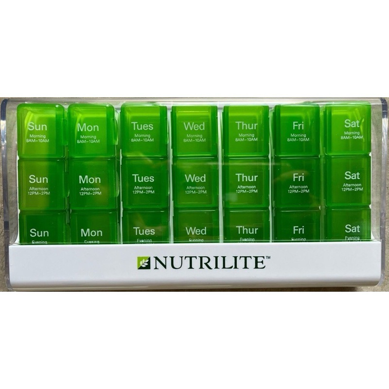 Nutrilite ตลับแบ่งอาหารเสริมแบบพกพา นิวทริไลท์ แอมเวย์