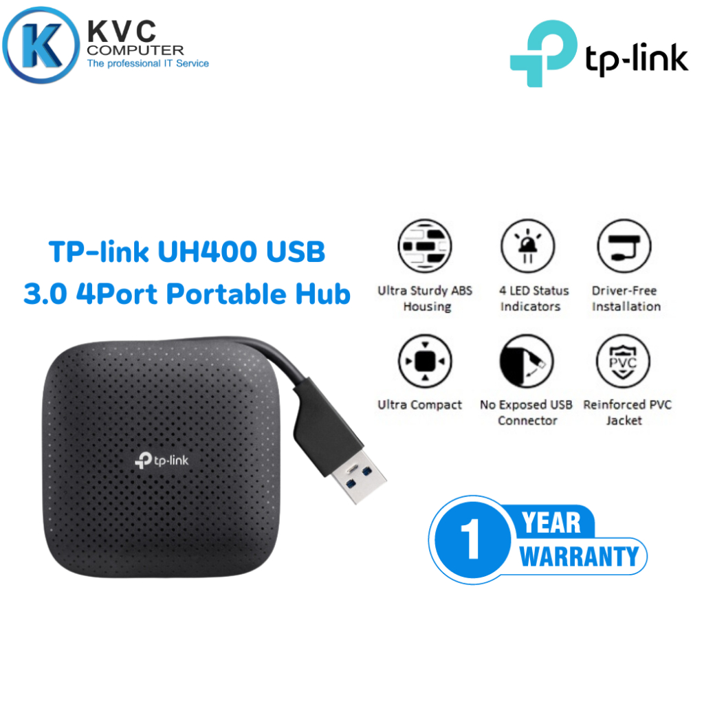 TP-link UH400 USB 3.0 4Port Portable Hub