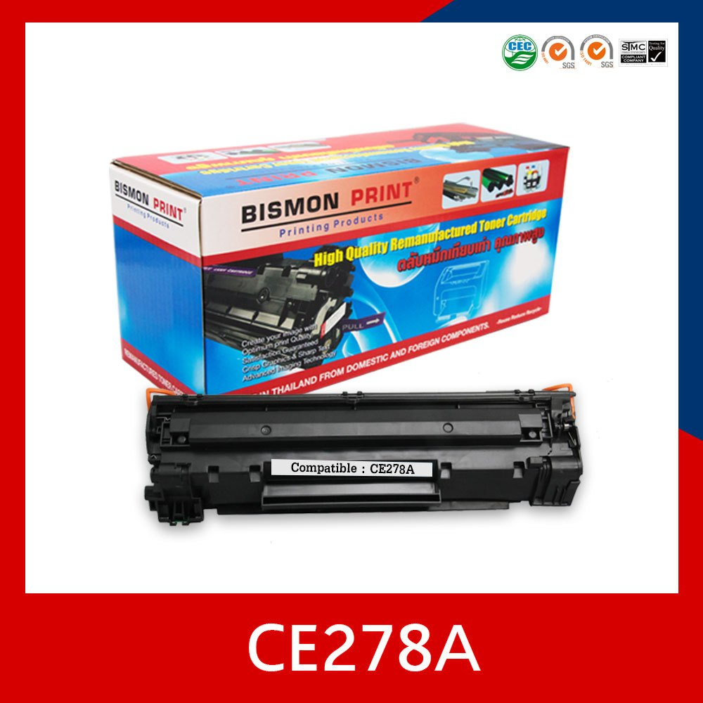 หมึกเทียบเท่า CE278A TONER CARTRIDGE FOR HP CE278A / CANON CARTRIDGE328 / CARTRIDGE326
