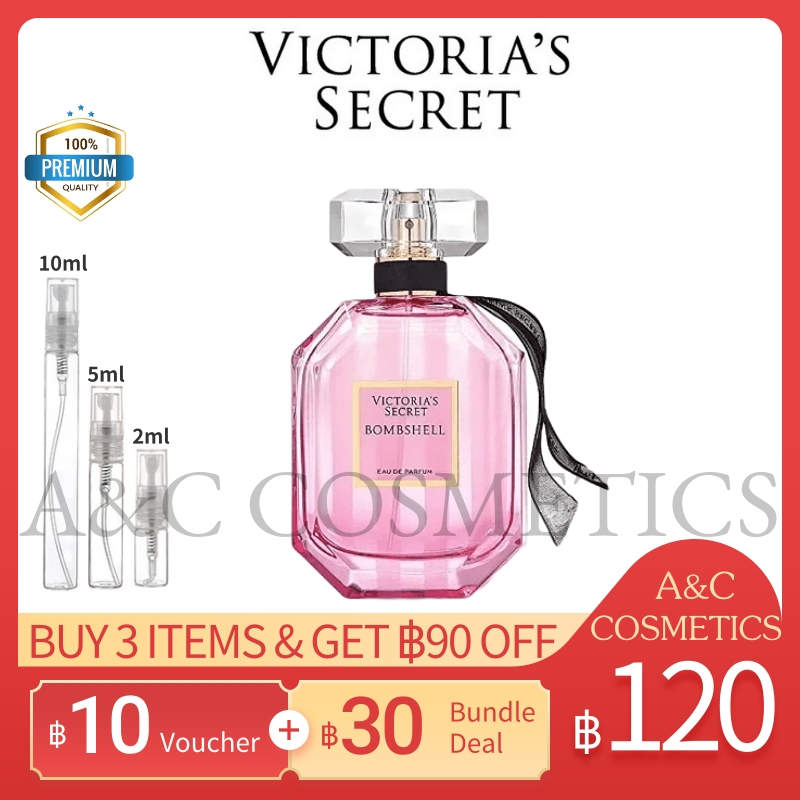 แท้💯%【🚛จัดส่งที่รวดเร็ว】 Victoria's Secret Bombshell EDP 2ml/5ml/10ml