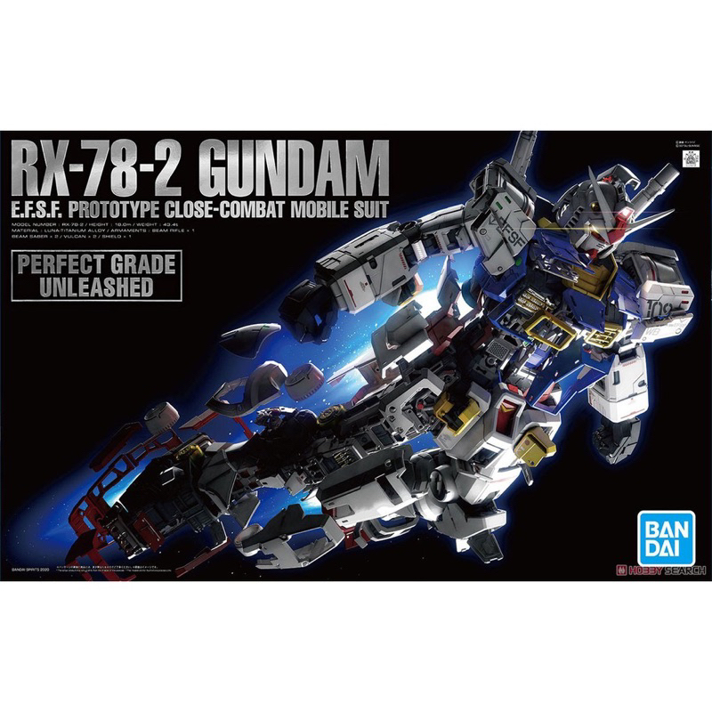 Bandai PG Unleashed 1/60 RX-78-2 Gundam