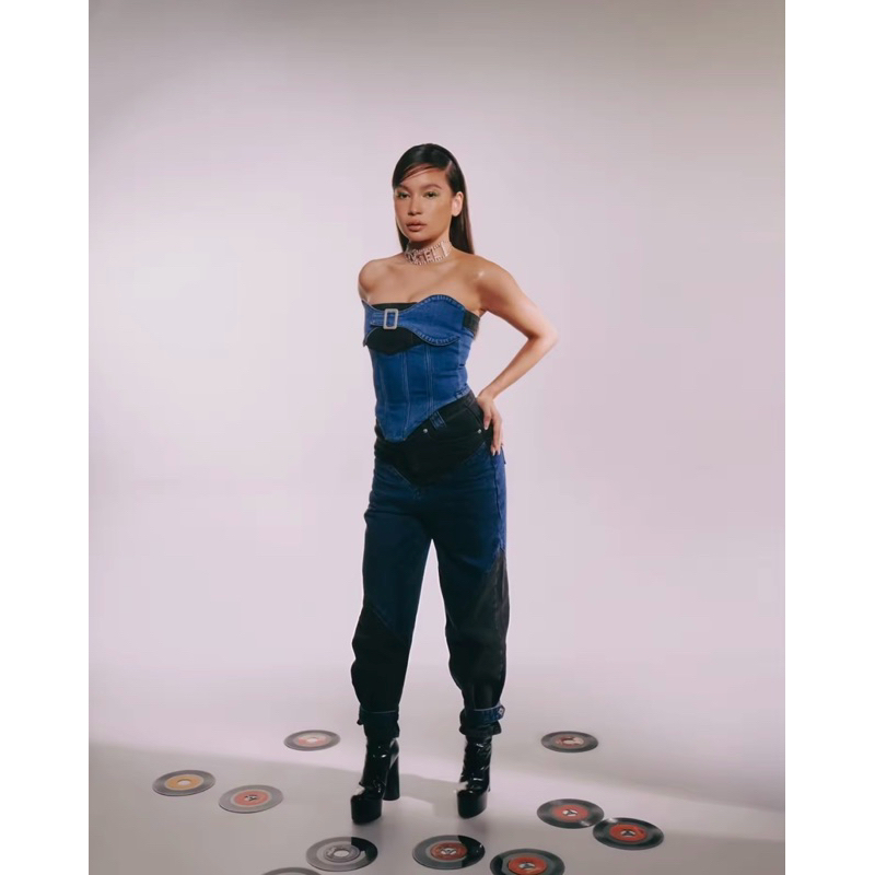 Rally Denim Corset - เกาะอกคอร์เซ็ทส่งต่อเกาะอกยีนส์ Relly movement