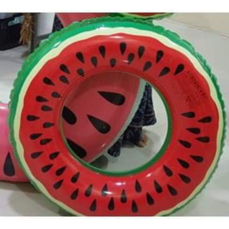 Sainteve ห่วงยางกลมแฟนซีเป่าลมแตงโม เล็ก,กลาง,ใหญ่ (2028-2081)