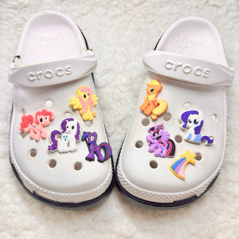JBCT  👠🌈🌺 ตัวติดรองเท้ามีรู ชุด ม้าน้อยโพนี 🌈👠✨🎊 ShoeCharm “  my little pony “