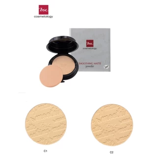 โปรดอ่านรายละเอียดก่อนซื้อ)ตลับจริง10.5g+รีฟิล 10.5g BSC smoothing matte powder มิติใหม่แห่งการเผยผิวสว่าง
