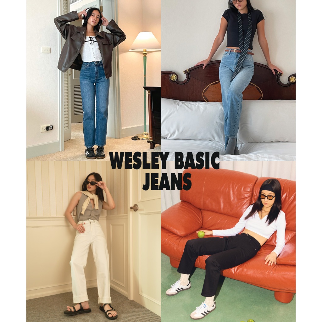 TGDA.CO – กางเกงยีนส์ Body Girl รุ่น Wesley Basic Jeans (พร้อมส่ง)