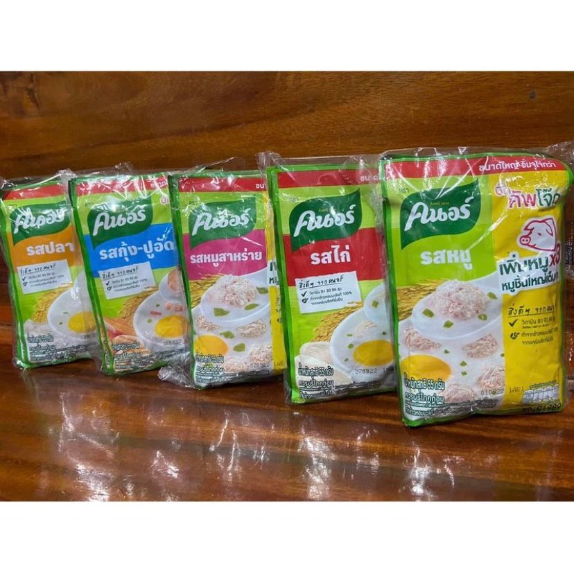 คนอร์ คัพ โจ๊ก(knorr Cup jok)ขนาด 50 กรัม 1แพ็คมี4ซอง มี5รสชาติ