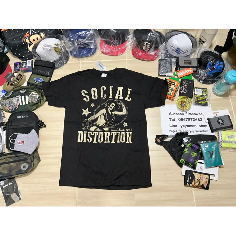เสื้อ Social Distortion Cowgirl ของแท้มือ1 size M