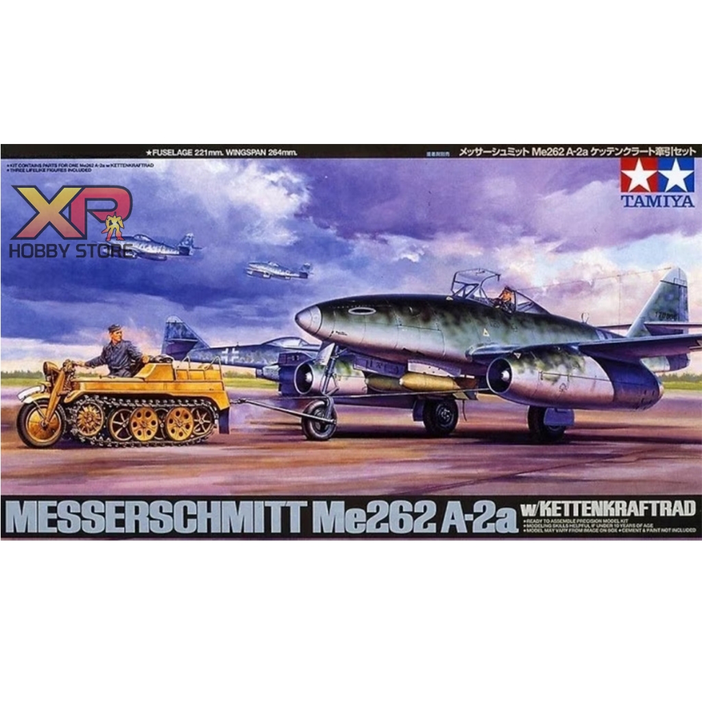 [Tamiya] 1/48 : Me262 A-2a & Kettenkraftrad (TA 25215)