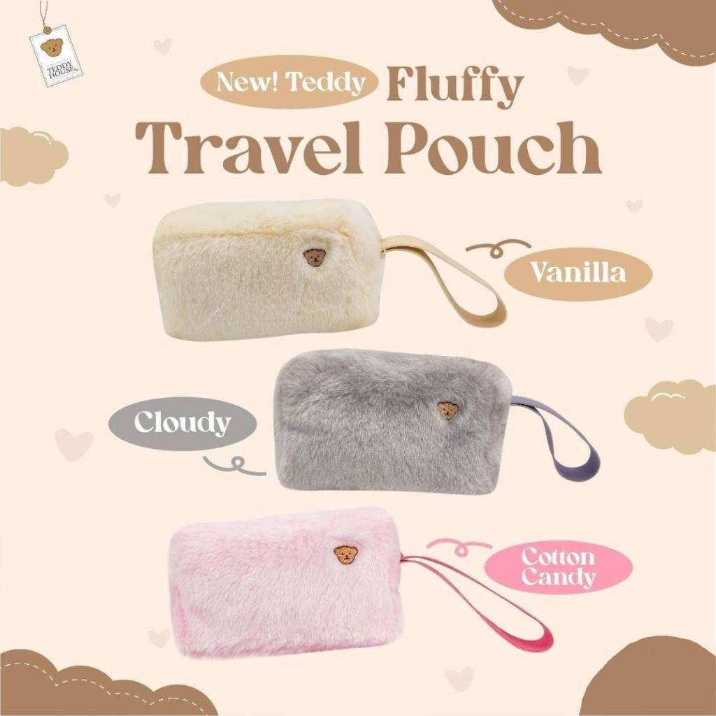 ใส่ของจุกจิก Fluffy Travel Pouch | Teddy House 6