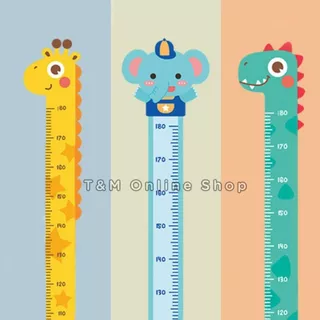 สติ๊กเกอร์วัดส่วนสูง PVC.กันน้ำ สติ๊กเกอร์ติดผนัง Wall Sticker ที่วัดส่วนสูงเด็ก 180 Cm. ส่งจากไทย ส่งภายใน1วัน