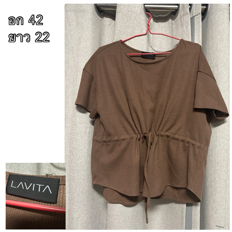 เสื้อคอกลม แบรนด์ Lavita