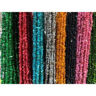 สร้อยเปลือกหอยและแก้วหินแตกสำหรับทำข้อมือข้อเท้าสร้อยคอต่างๆ