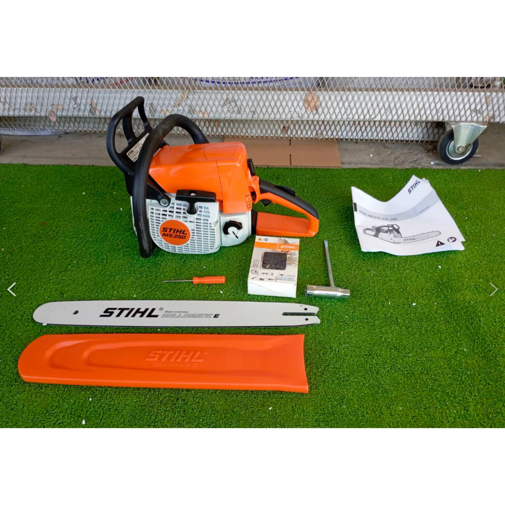 เลื่อยยนต์ STIHL® MS 250 โซ่ บาร์ 18” ถ่ายจากภาพจริง
