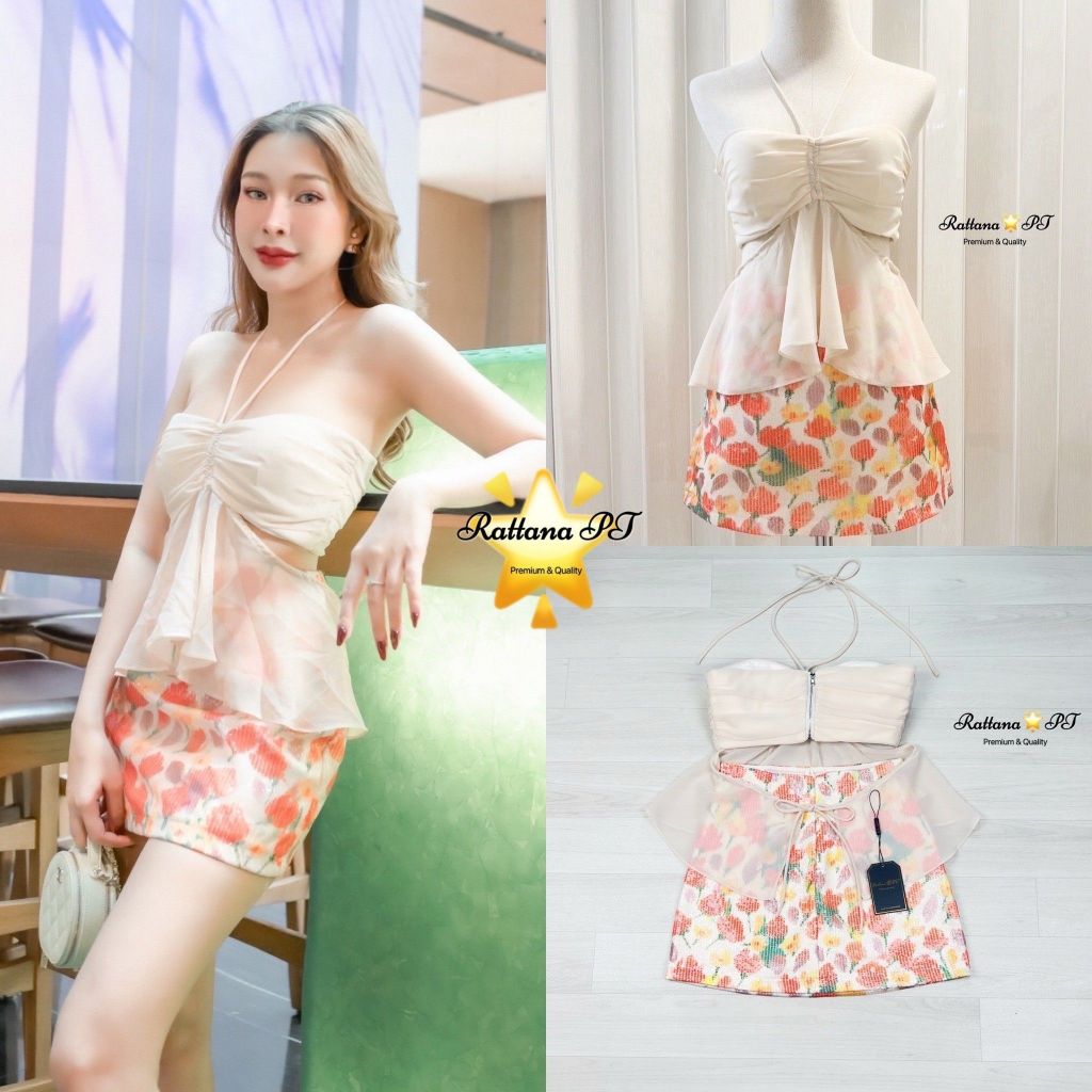 Rattana: เซตเสื้อ+กระโปรง สวยเก๋มากน้องทิวลิป(*สอบถามสต๊อกก่อนกดสั่งน๊า)