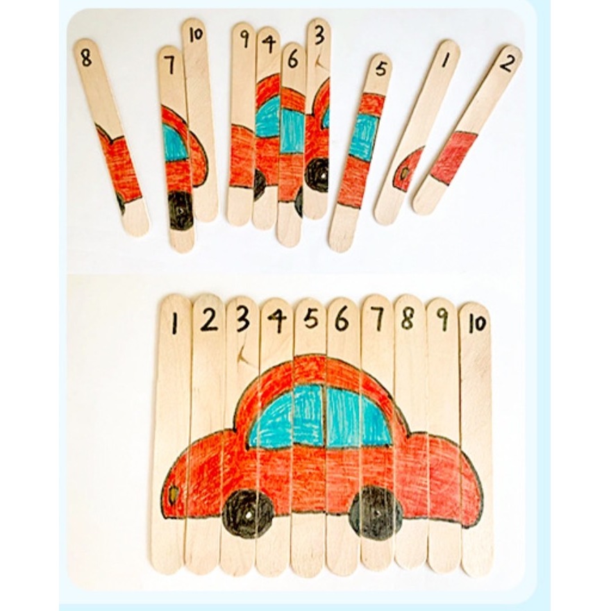 ไม้ไอติม WOOD DIY ไอเทมที่ต้องมีติดบ้านไว้ สำหรับงานประดิษฐ์ ศิลปะ  (TOY765) - รูปที่ 4