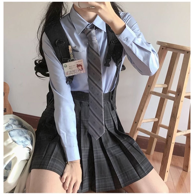 เสื้อเชิ้ตแขนยาวคอปกผู้หญิง oversize cotton เสื้อผ้าแฟชั่นสไตล์ญี่ปุ่นสุดน่ารักสไตล์วิทยาลัย เรียบๆแต่สวยใส่ชิวๆ FUUU060