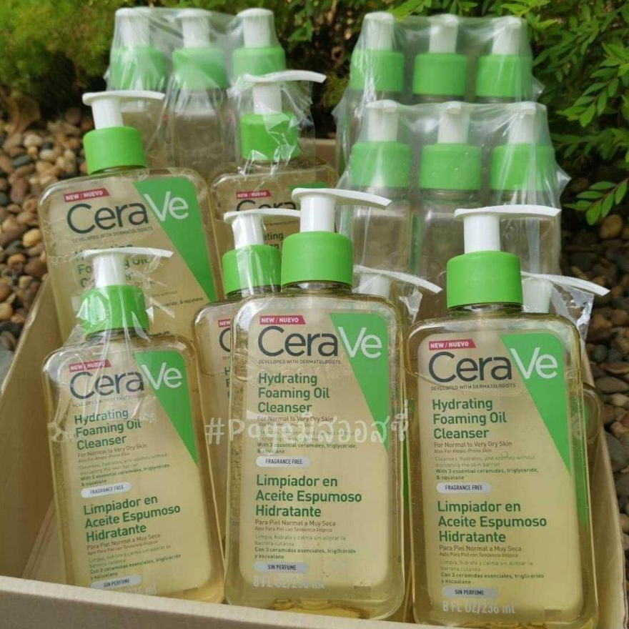CeraVe Hydrating Foaming Oil Cleanser 236ml / 473ml จากออสเตรเลีย​ ราคา ถูกที่สุด ดีลบีเคเค แกลเลอรีภาพที่ 8