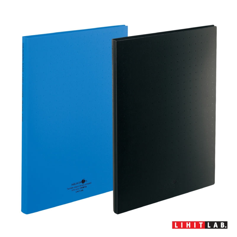แฟ้มเก็บนามบัตรเพิ่มไส้ได้ (LIHIT Aqua Drops Refillable Card Holder A4)