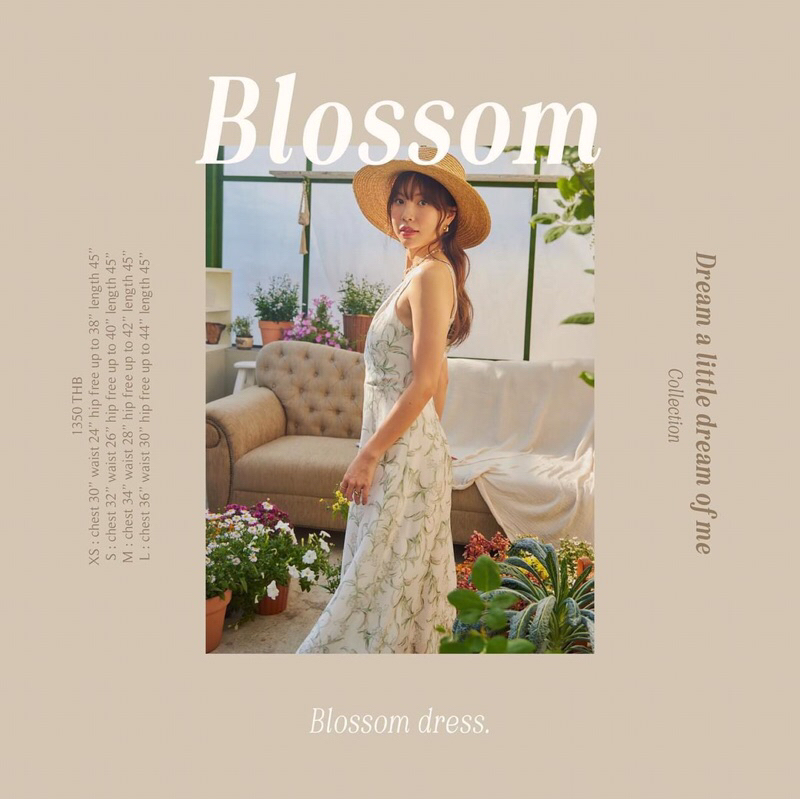 #ส่งต่อ lookbooklookbook - Blossom dress size L