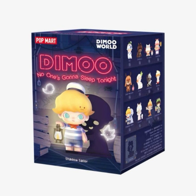 (Live/วีดิโอลด100฿) Dimoo No One's Gonna Sleep Tonight Series Figures : Pop Mart