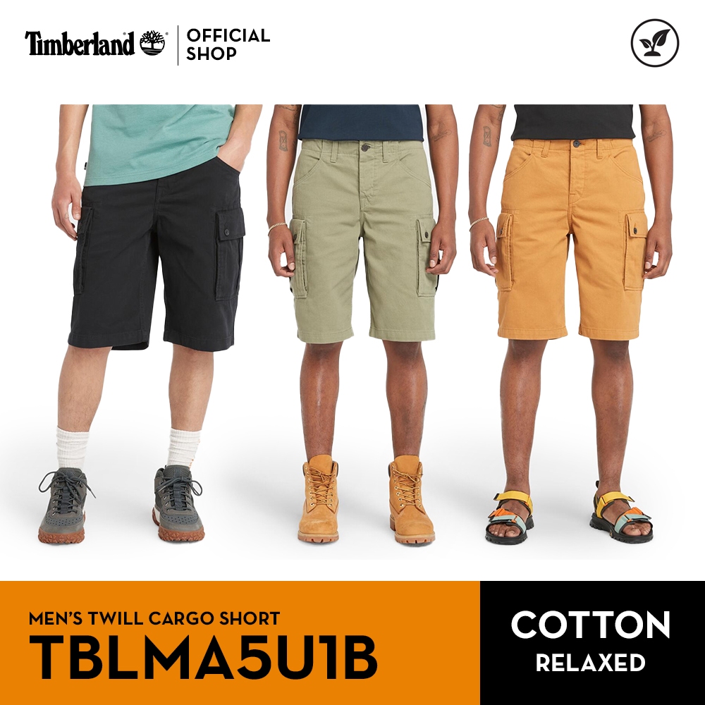 Timberland Men’s Twill Cargo Short กางเกงขาสั้น (TBLMA5U1B)