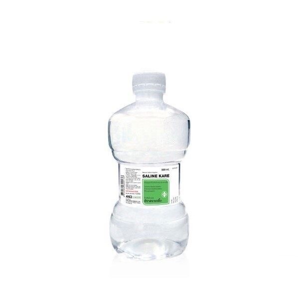 Klean&Kare Normal Saline Solution ขนาด 1000 ml. ดรัมเบล น้ำเกลือล้างจมูก (1ขวด)