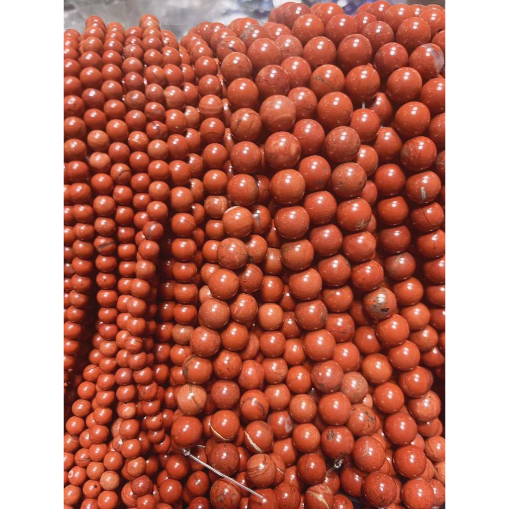 หินตับไก่หินสีแดงธรรมชาติโซ่ยาว