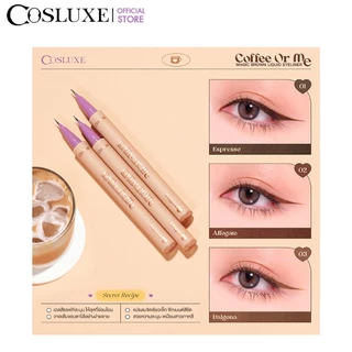 COSLUXE COFFEE OR ME MAGIC BROWN LIQUID EYELINER อายไลเนอร์