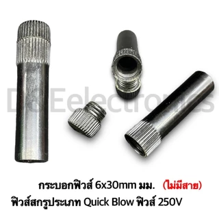 กระบอกฟิวส์หลอดแก้วขนาด20mm-30mm กระบอกฟิวส์รถยนต์ขนาดใหญ่