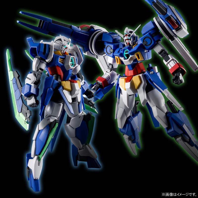 Premium Bandai HG Gundam Age-1 Razor &amp; Gundam Age-2 Artimes Set