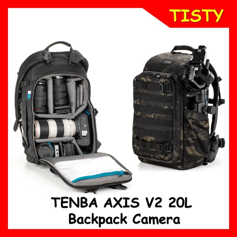 TENBA  AXIS V2 20L Backpack Camera กระเป๋ากล้อง AXIS V2 20L BACKPACK (Black / Multicam Black)