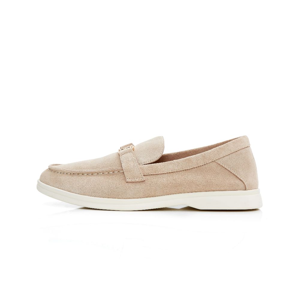 O&B รองเท้าหนังกลับ รุ่น ROMEO LOAFERS IN WHISPER WHITE-11218SU11611F_S4WTXX