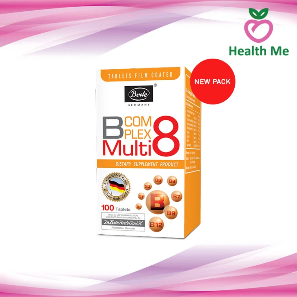 Bode B COMPLEX Multi 8 โบเด้ วิตามิน บี รวม 100 เม็ด