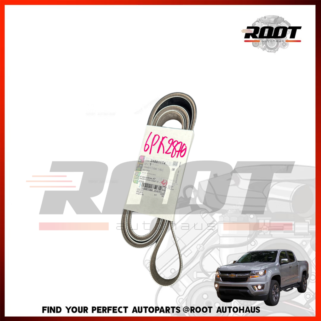 สายพาน หน้าเครื่อง 6PK2870  สำหรับ CHEVROLET COLORADO แท้ ศูนย์