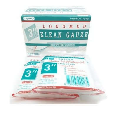 KLEAN GAUZE 3X3 - บรรจุ 10 แผ่น/ซอง