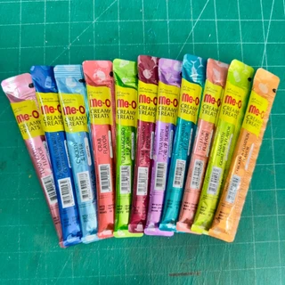 ขนมแมวเลีย Me-O มีโอ 11 รสชาติ คละรสได้ 11/20/25/36 ซอง | ขนมแมว อาหารแมวเลีย อาหารเสริมแมว