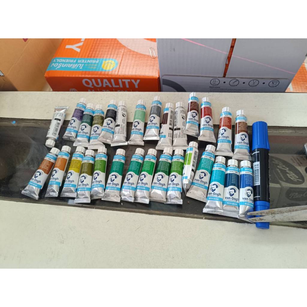 สีน้ำแวนโก๊ะ Van Gogh 10 ml.ชุดที่ 1 ชุดละ 15 สี (108-370)