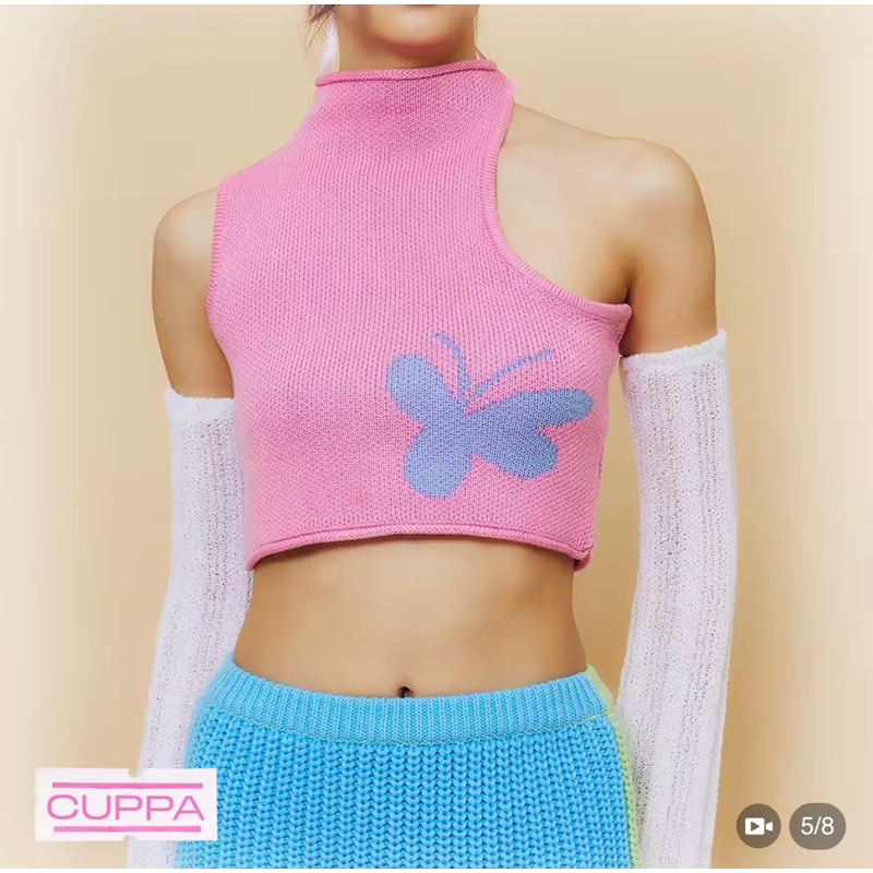 Cuppa Knit เสื้อไหมพรม สีชมพู