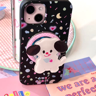 พร้อมส่ง‼️ เคสโทรศัพท์แม่เหล็กซิลิโคน💙 เคสเท่านั้น‼️กันกระแทก รองรับการชาร์จแบบไร้สาย