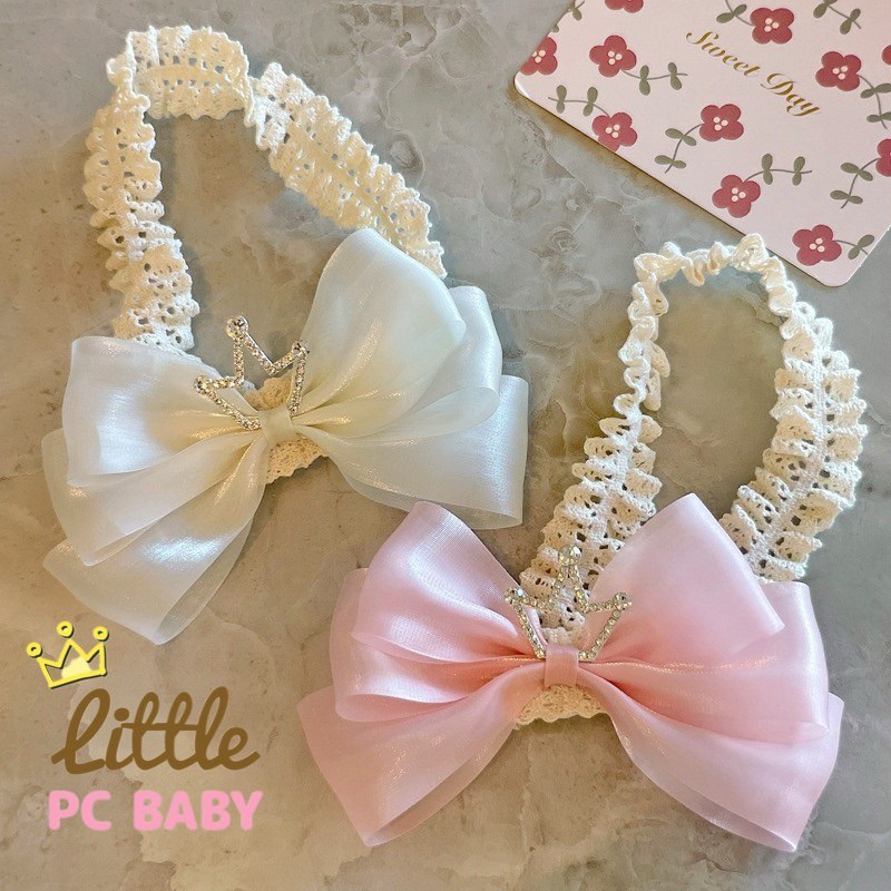 สินค้ามาใหม่คาดผมเด็กอ่อน(รุ่นlittle angle)สำหรับเด็กผู้หญิง0-18เดือน - รูปที่ 4