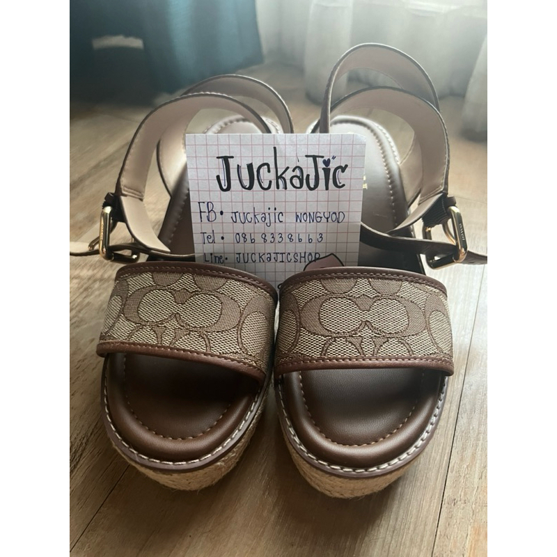 รองเท้าส้นเตารีด coach
