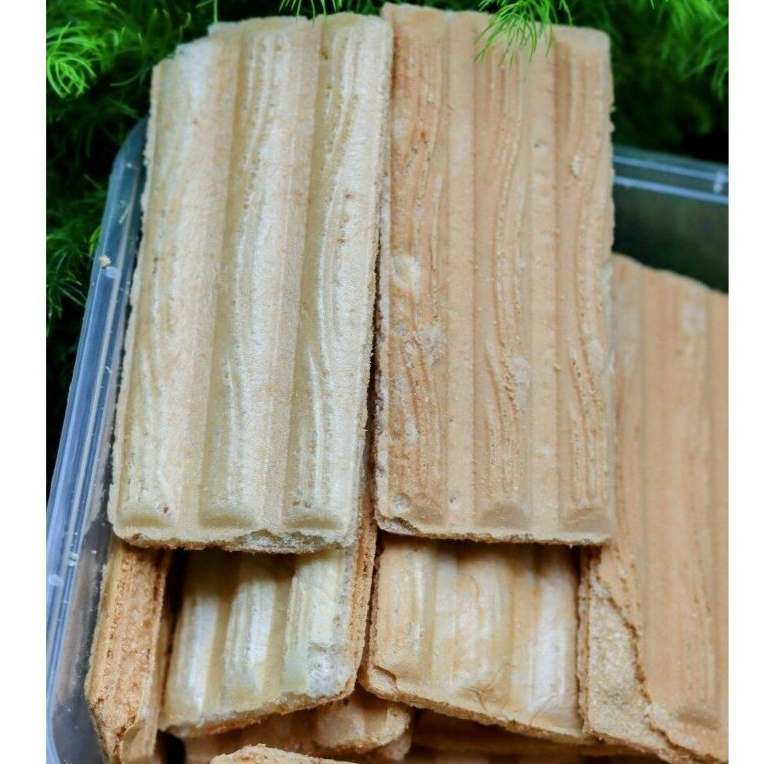 *ขนมปี๊บแบ่งขาย* ขนมปี๊บเวเฟอร์หลอดนม สอดไส้ไส้เต็มคำ VFOOD ขนาด 250g 500g และ 1000 กรัม ใส่ถุงซิปล็อกซีลอย่างดี