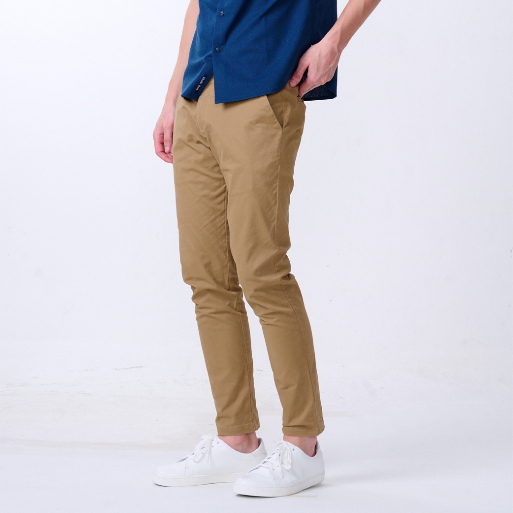 Khaki Bros - Chino Pants Slim Fit - กางเกงชิโน่ขายาว ทรง Slim Fit - KM23B005